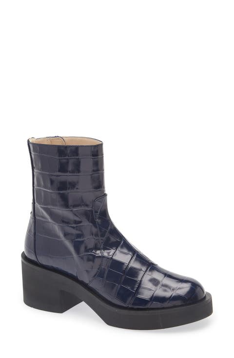 Gotham Croc Embossed Boot