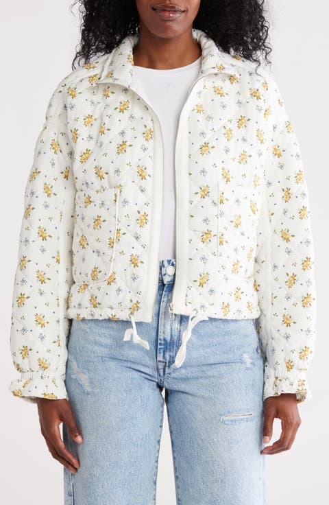 Cropped Quilted Jacket