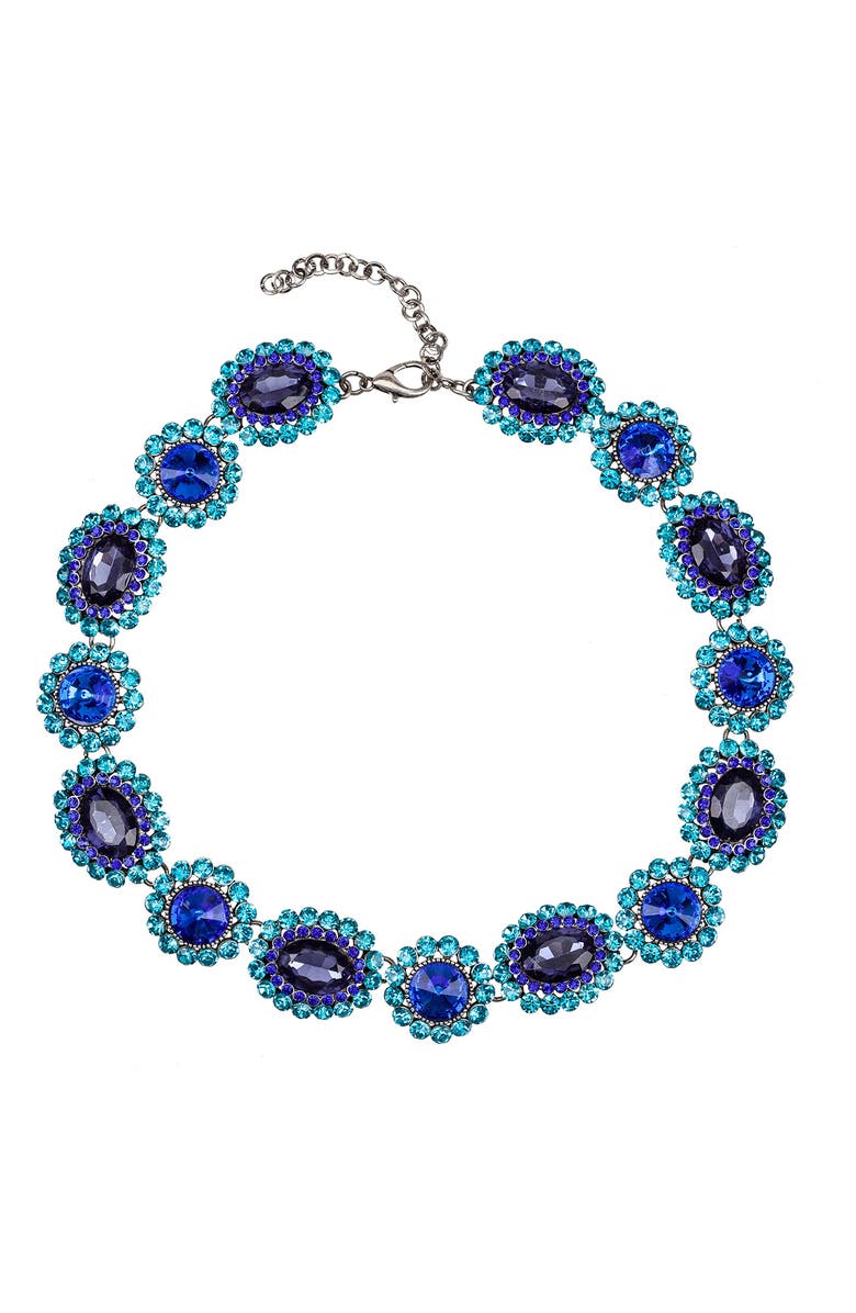 EYE CANDY LOS ANGELES Crystal Collar Necklace, Main, color, 