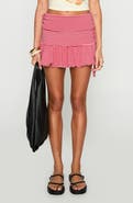 Princess Polly Bumblebee Ruched Miniskirt