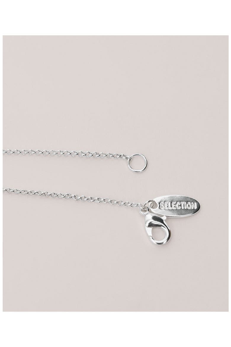 Geometric Charm Necklace, Alternate, color, SILVER