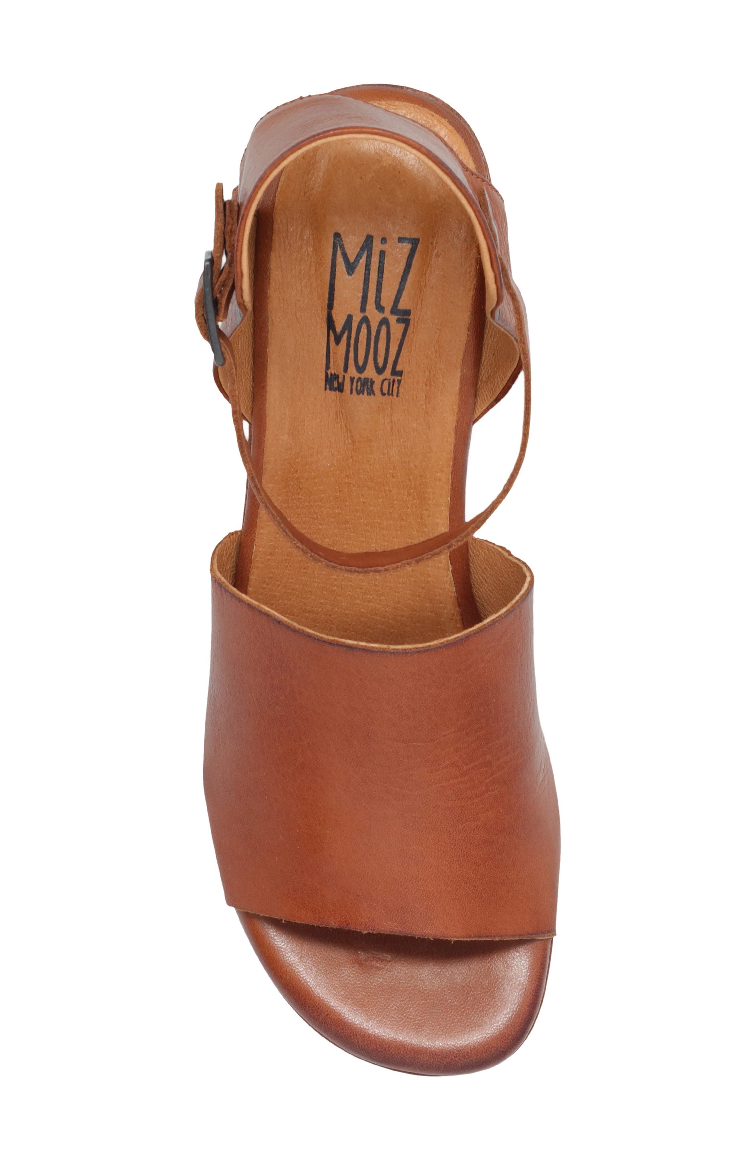 Gia Platform Sandal, Alternate, color, BRANDY LEATHER