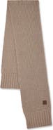 Mulberry Chunky Ribbed Scarf