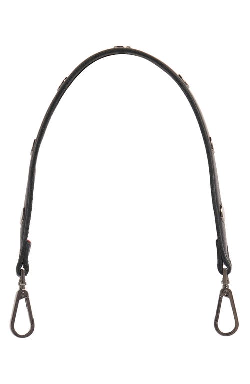 Hammitt Rivet Leather Bag Strap In Black