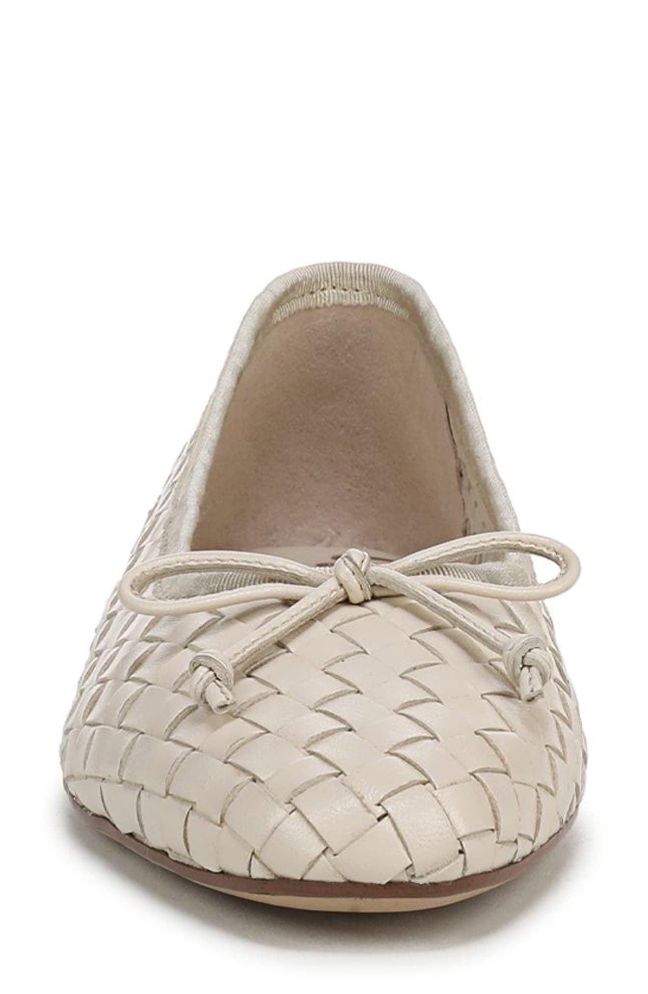 Ruthie Woven Ballet Flat, Alternate, color, MODERN IVORY