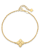 DEVATA Clover Chain Bracelet in 14K Gold, 12mm