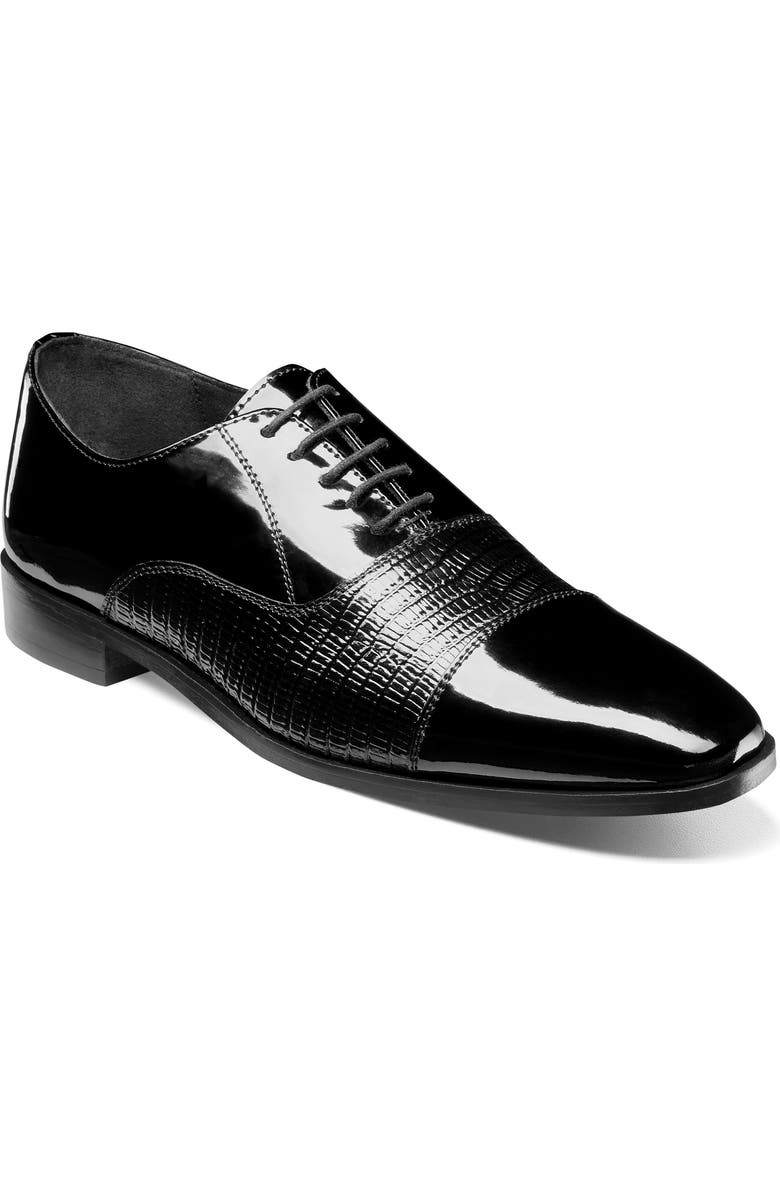 Stacy Adams Razzeto Cap Toe Oxford, Main, color, Black