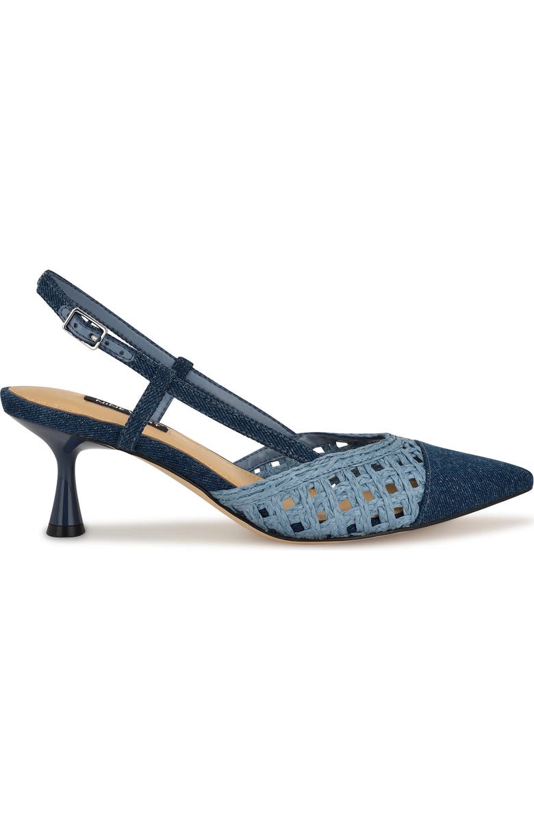Nine West Railen Pointed Toe Slingback Pump, Alternate, color,