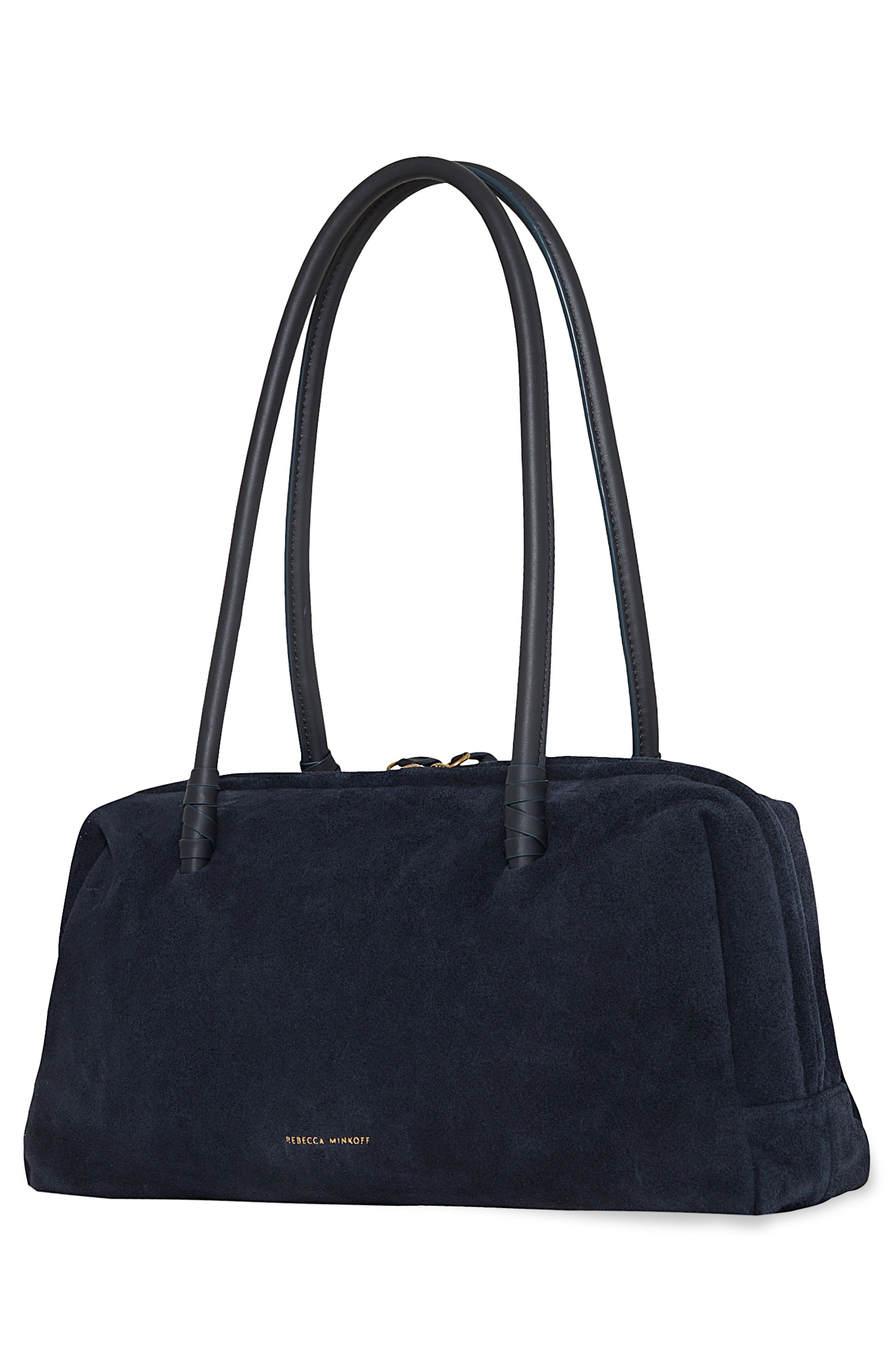 Haven Leather Shoulder Bag, Alternate, color, MIDNIGHT BLUE