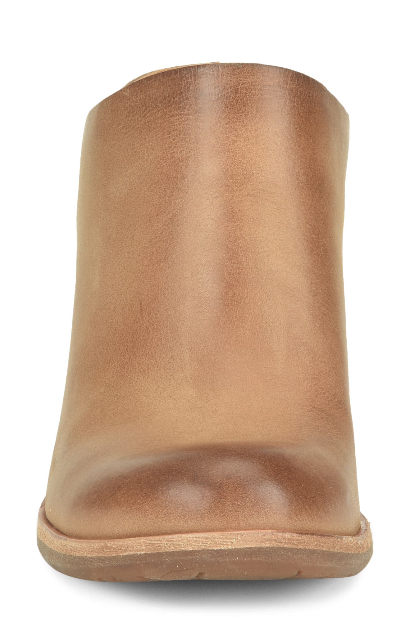 Challis Mule, Alternate, color, BROWN LEATHER
