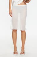 LIONESS Shoreline Sheer Cover-Up Skirt