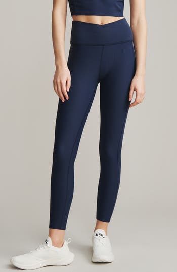 Rhone Ripple Pocket Ankle Leggings In Blue