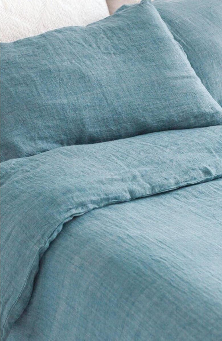 Creative Women Stone Washed Linen Duvet Cover Set, Alternate, color, 