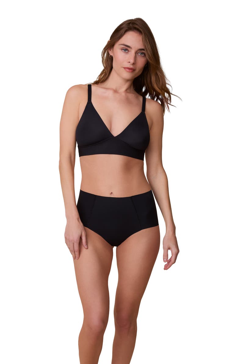 Harper Wilde Bliss Triangle Bralette, Alternate, color, Black