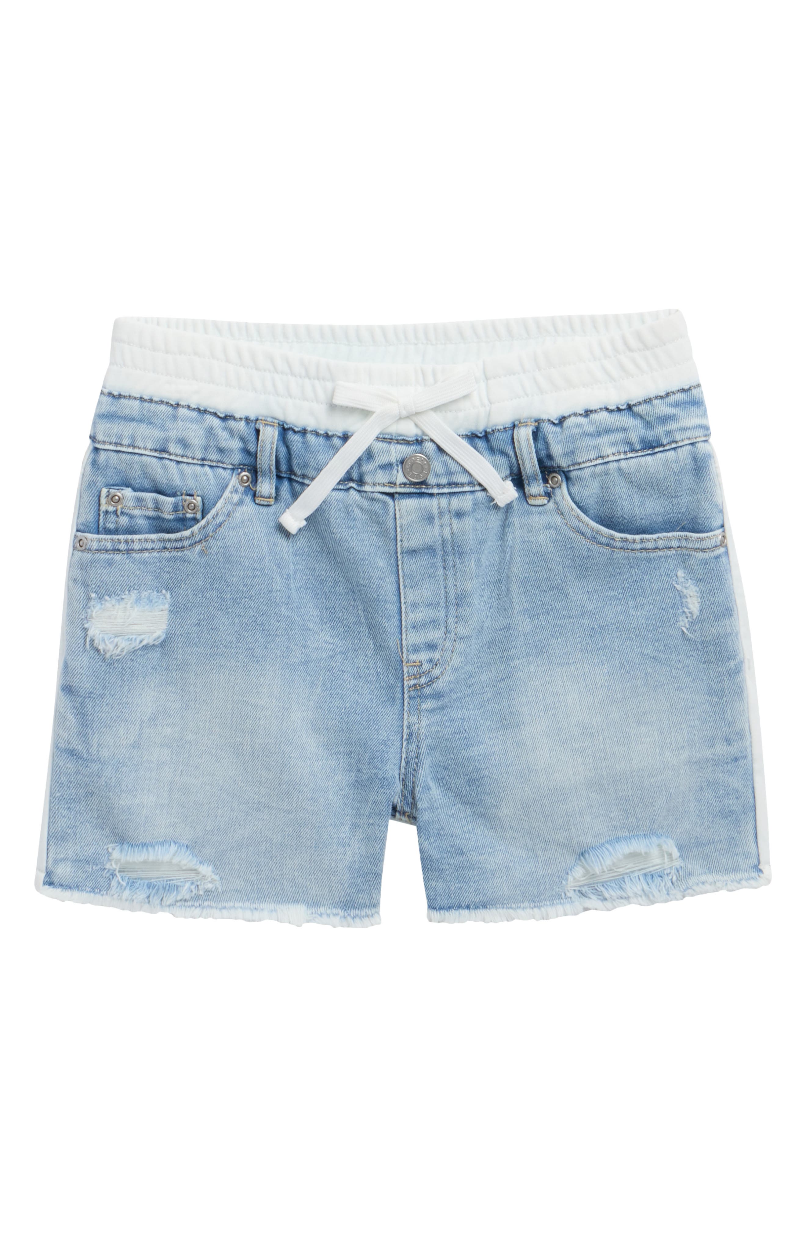 Tractr Kids' Drawstring Waist Denim Shorts