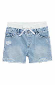 Kids' Drawstring Waist Denim Shorts