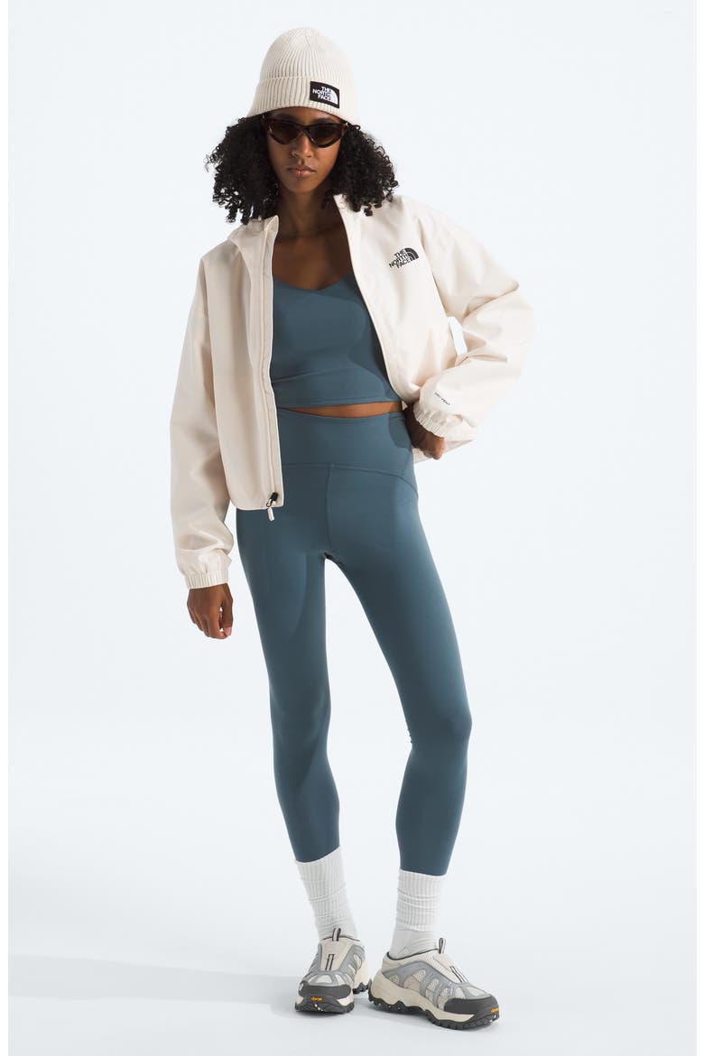 Quest Mono Waterproof Hooded Crop Jacket, Alternate, color, WHITE DUNE