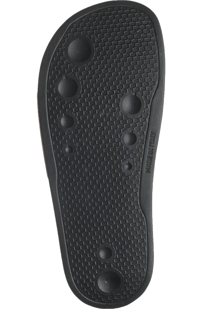 Moschino Logo Slide Sandal, Alternate, color,