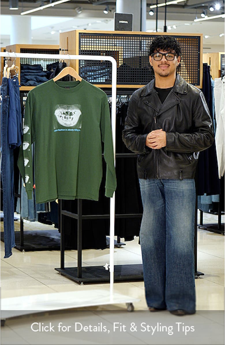 Decay Graphic Print Long Sleeve T-Shirt, sales video thumbnail