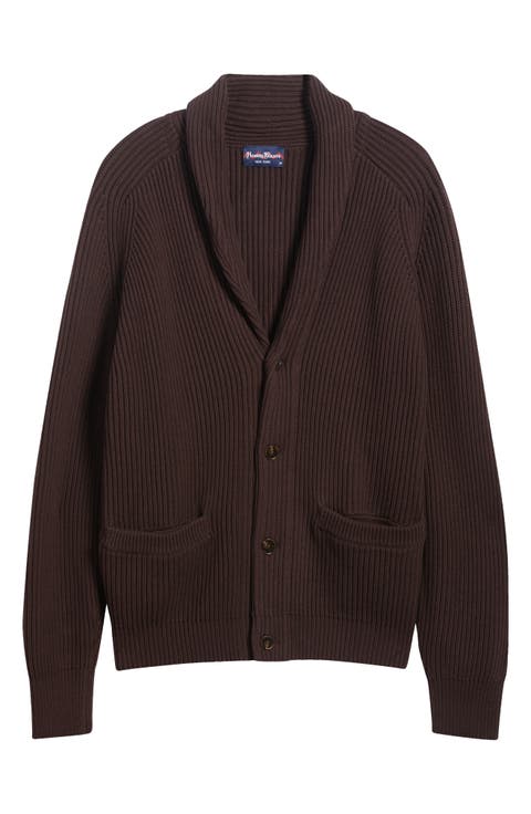 Cotton Fisherman Shawl Cardigan