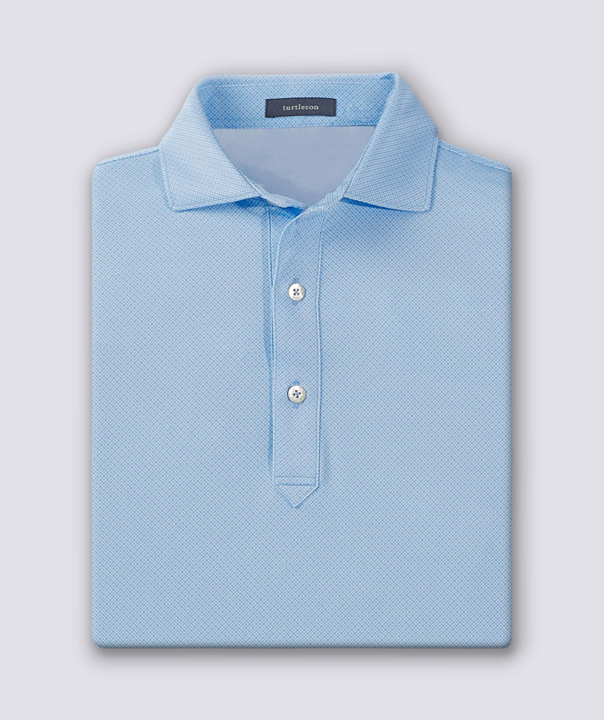 Clarence Mini Diamond Jacquard Performance Polo - image 2