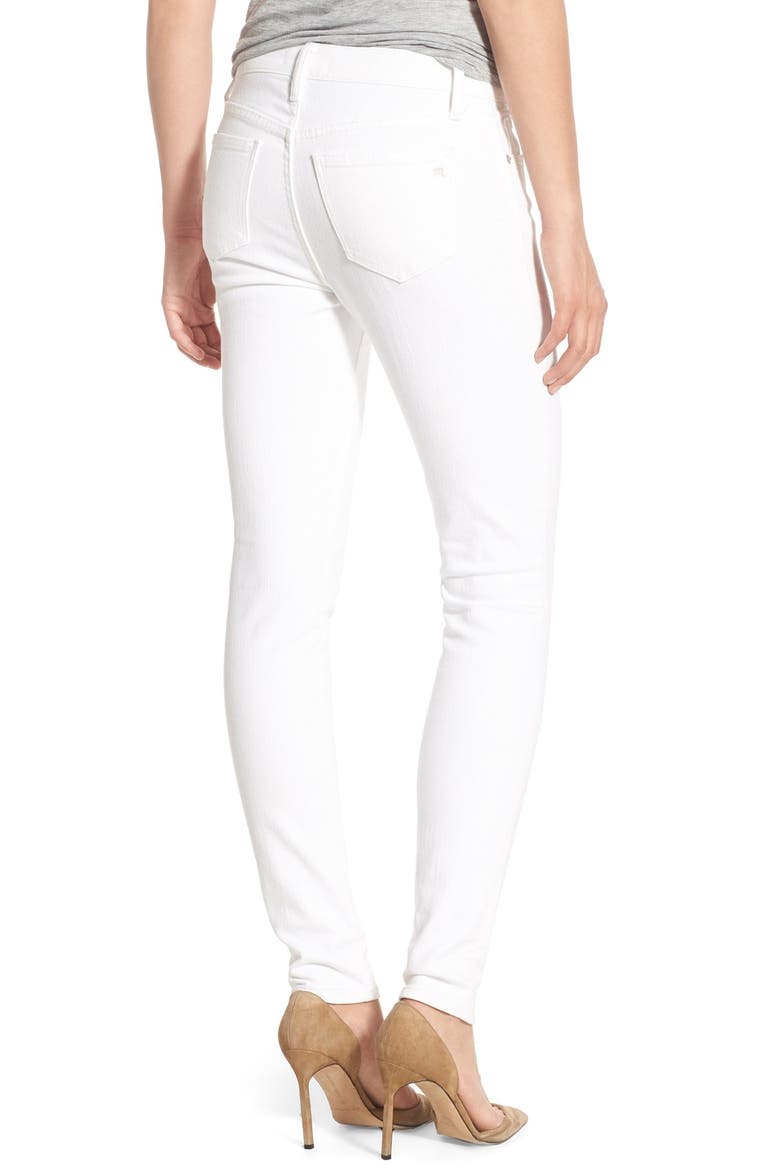 Skinny Jeans, Alternate, color, PURE WHITE