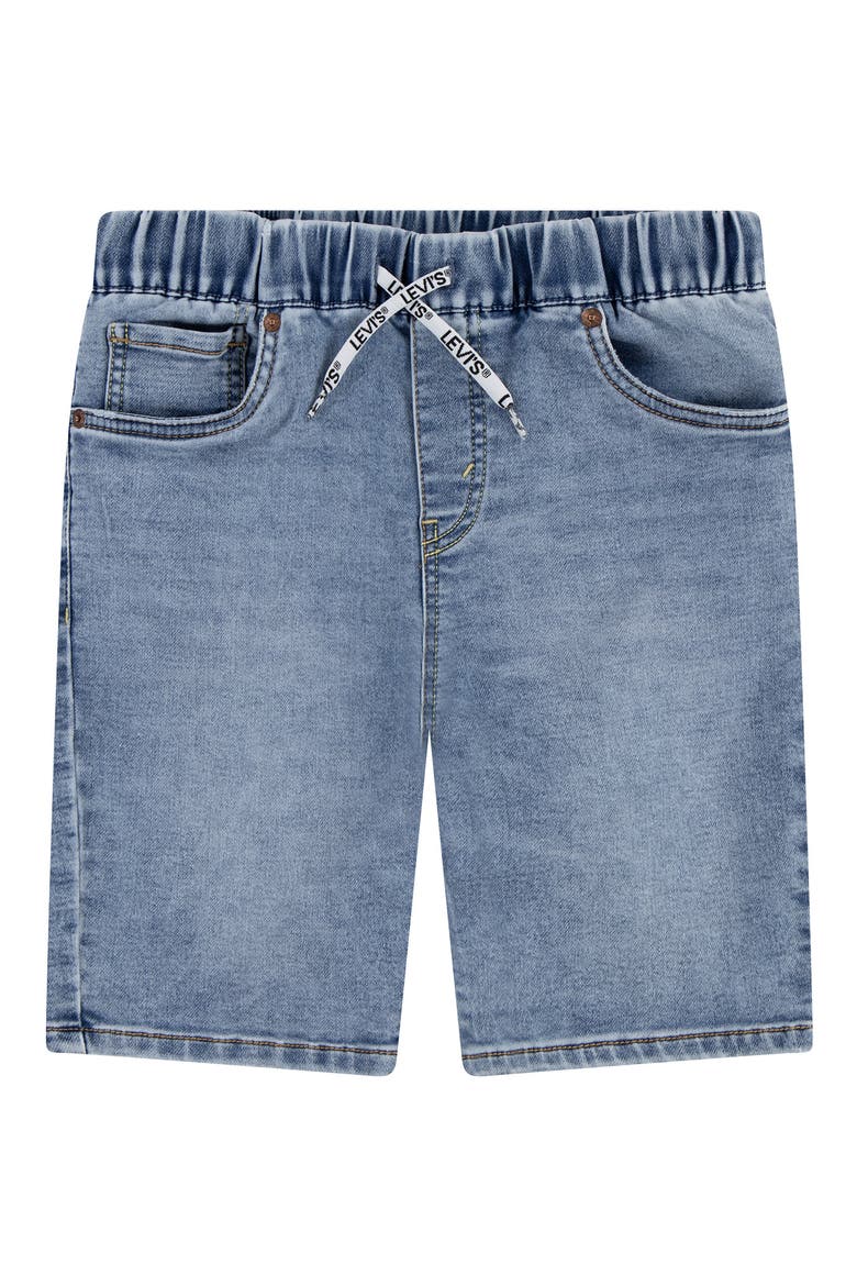 Levi's® Kids' Skinny Dobby Denim Shorts, Main, color, GRAVY TRAIN/ NO DESTRUCKTION