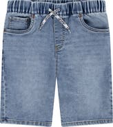 Levi's® Kids' Skinny Dobby Denim Shorts