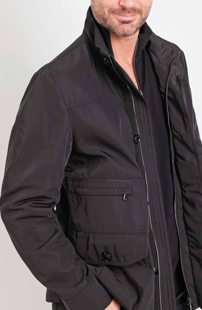 Anatomie Mike Utility Jacket, Alternate, color, Black