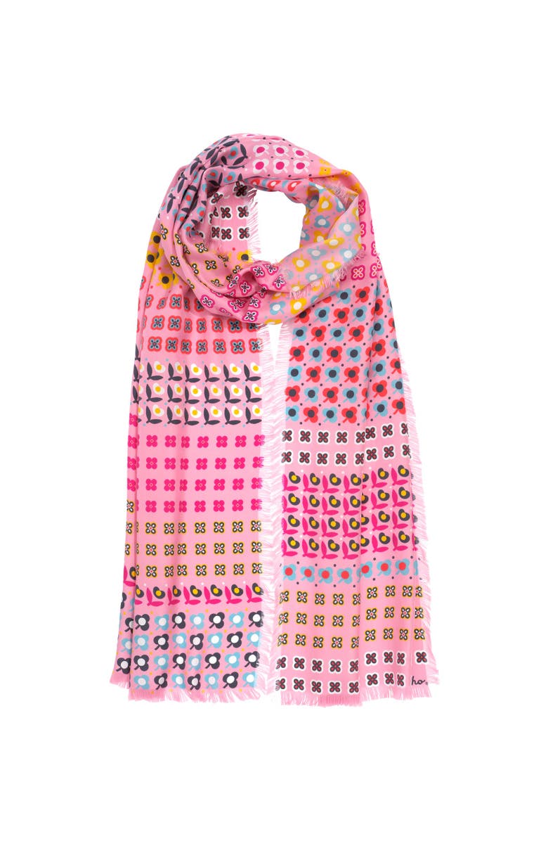 Echo Clover Silk Oblong, Main, color, Beach Pink