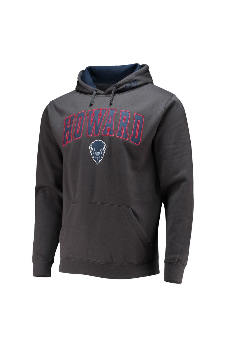 COLOSSEUM Men's Colosseum Charcoal Howard Bison Isle Pullover Hoodie, Alternate, color, Charcoal