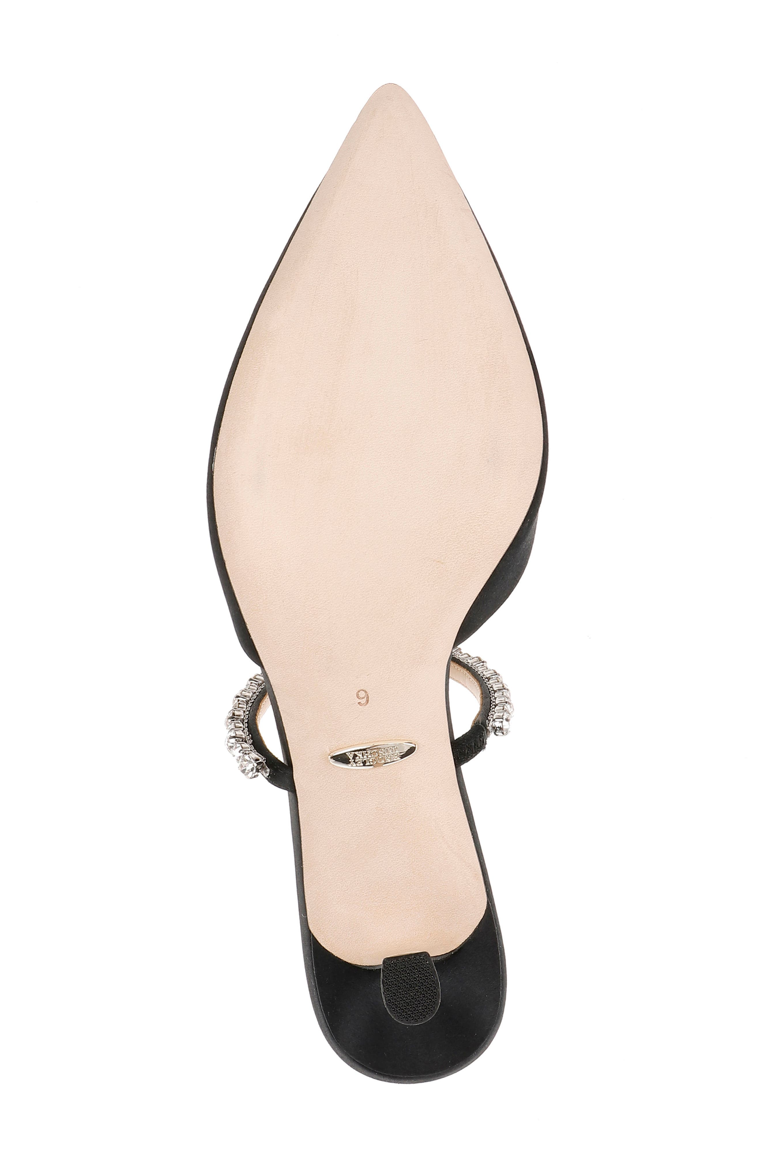 Badgley Mischka Collection Flutter Pointed Toe Mule, Alternate, color, 