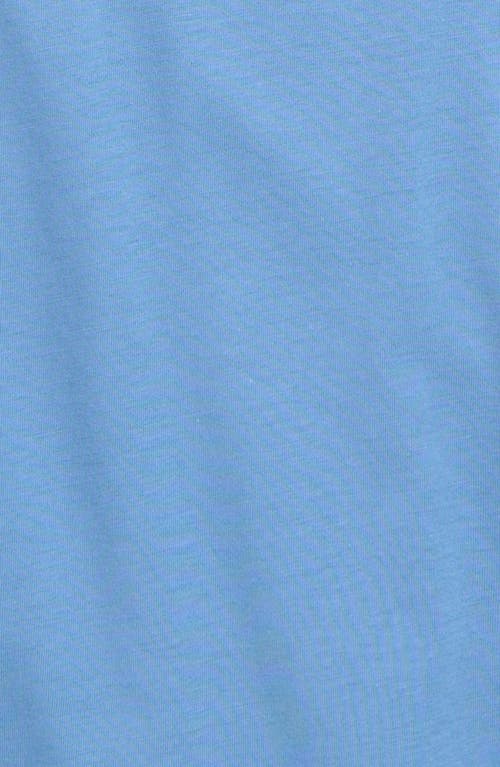Moncler Kids' Logo Graphic T-shirt In Blue