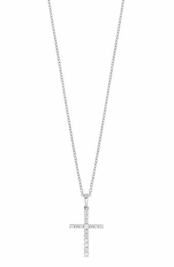 Diamond Cross Pendant Necklace (Nordstrom Exclusive)