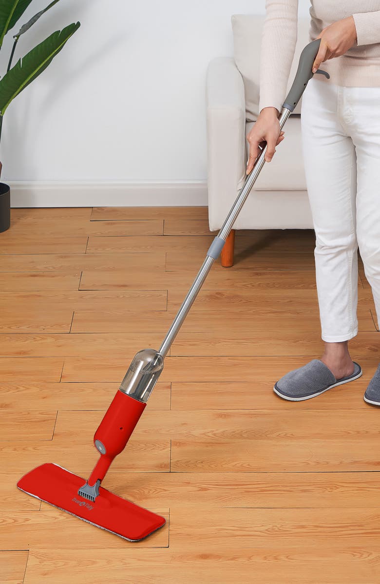 SALAV True & Tidy 250 Refillable Spray Mop, Alternate, color, Red