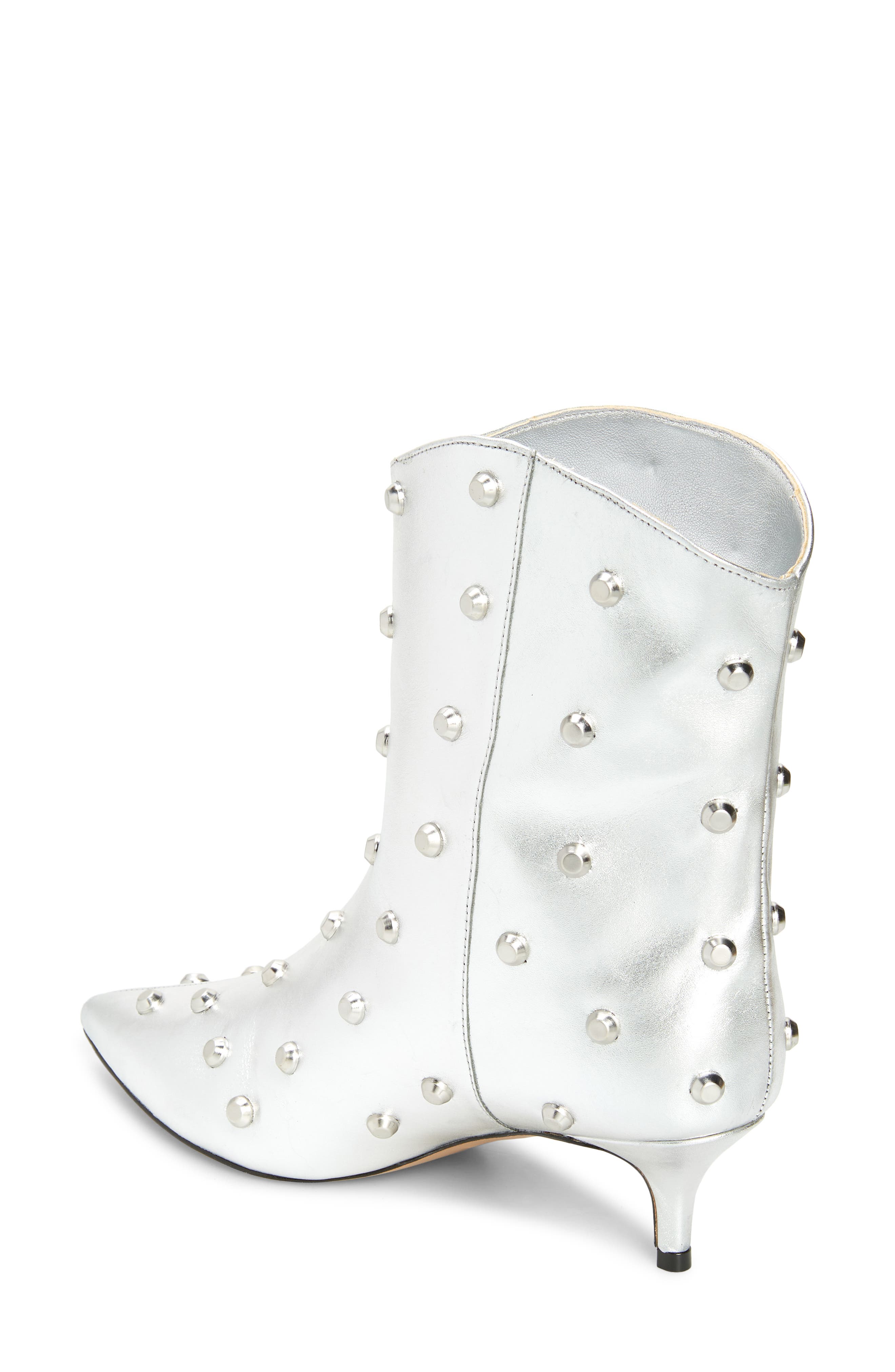 Maryann Pointed Toe Bootie, Alternate, color, PRATA