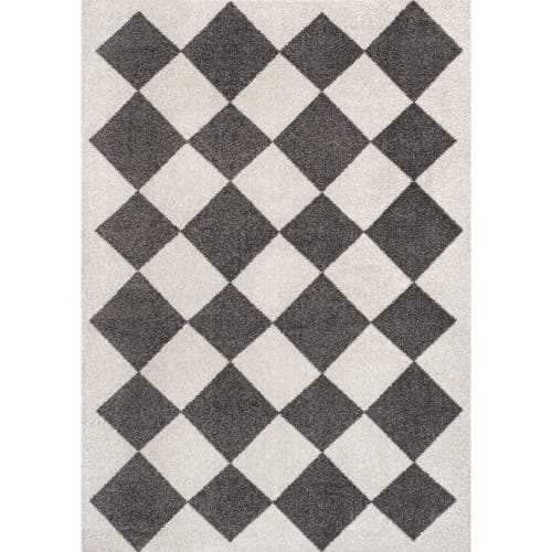 JONATHAN Y JONATHAN Y DRAPER CLASSIC GEOMETRIC DIAMOND PATTERN AREA RUG 