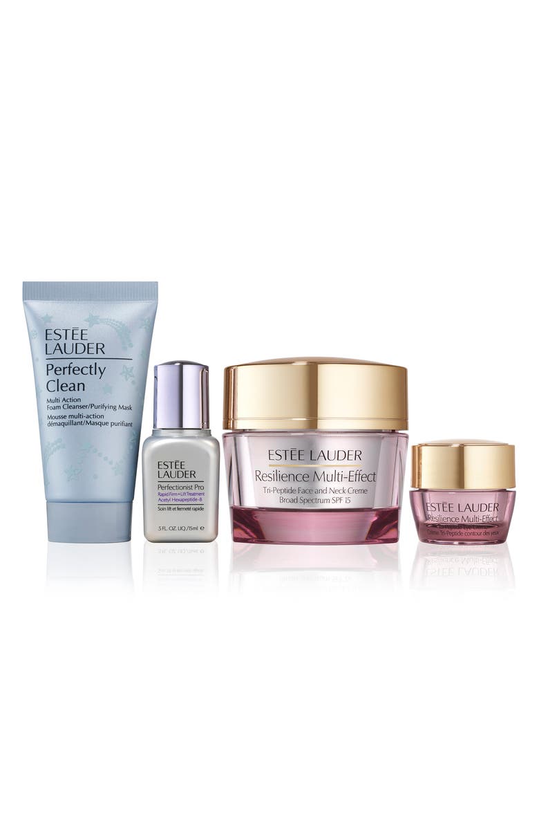 Estée Lauder Resilience Cream 4-Piece Skincare Set $180 Value, Alternate, color,