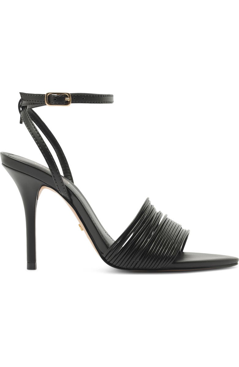 Arezzo Elani Ankle Strap Sandal, Alternate, color, Black