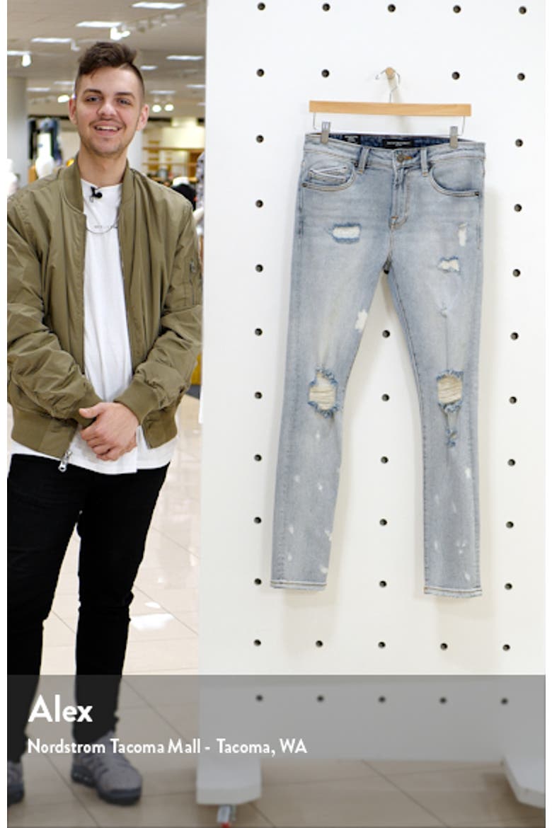Punk Men's Ripped Super Skinny Jeans video