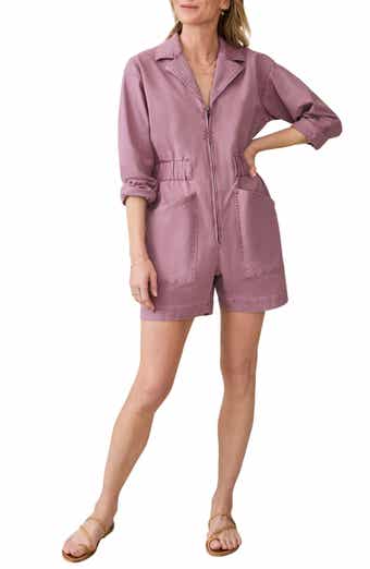 Faherty Sunwashed Canvas Romper