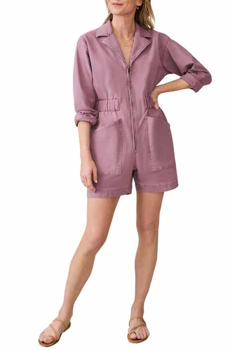 Faherty Sunwashed Canvas Romper