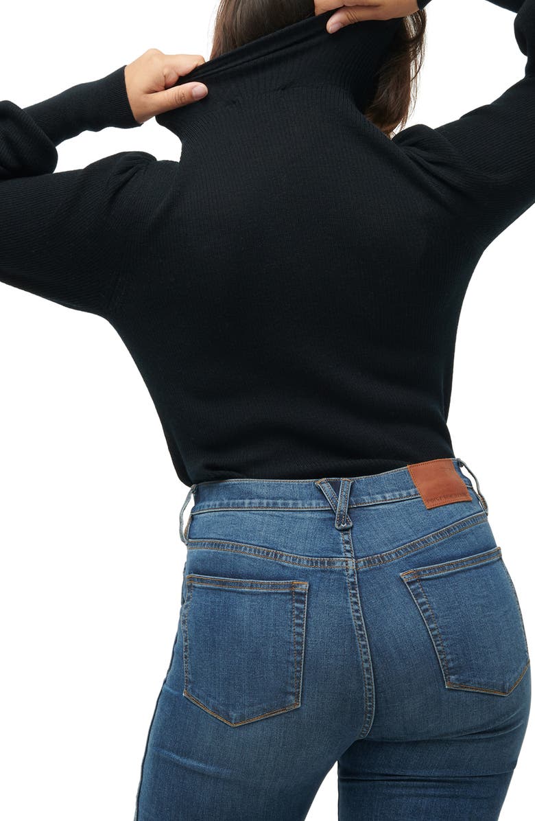 J.Crew Balloon Sleeve Turtleneck Sweater, Main, color, 