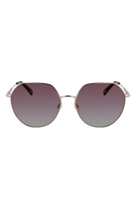 Roseau 60mm Gradient Round Sunglasses