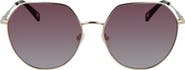 Longchamp Roseau 60mm Gradient Round Sunglasses