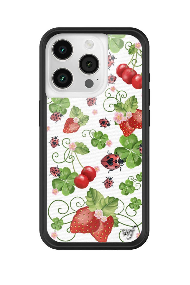 Bugs N' Berries iPhone Case, Alternate, color, White