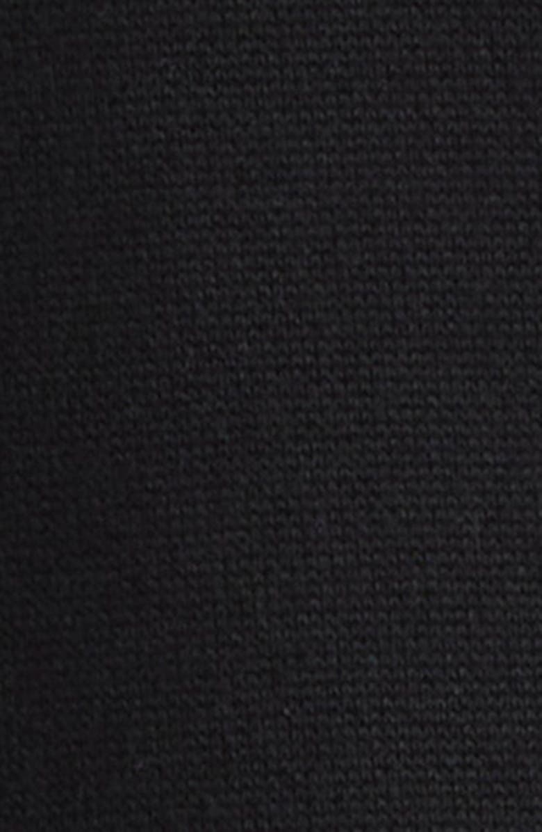 Versace Medusa Biggie Cotton & Cashmere Blend Zip Cardigan, Alternate, color, Black