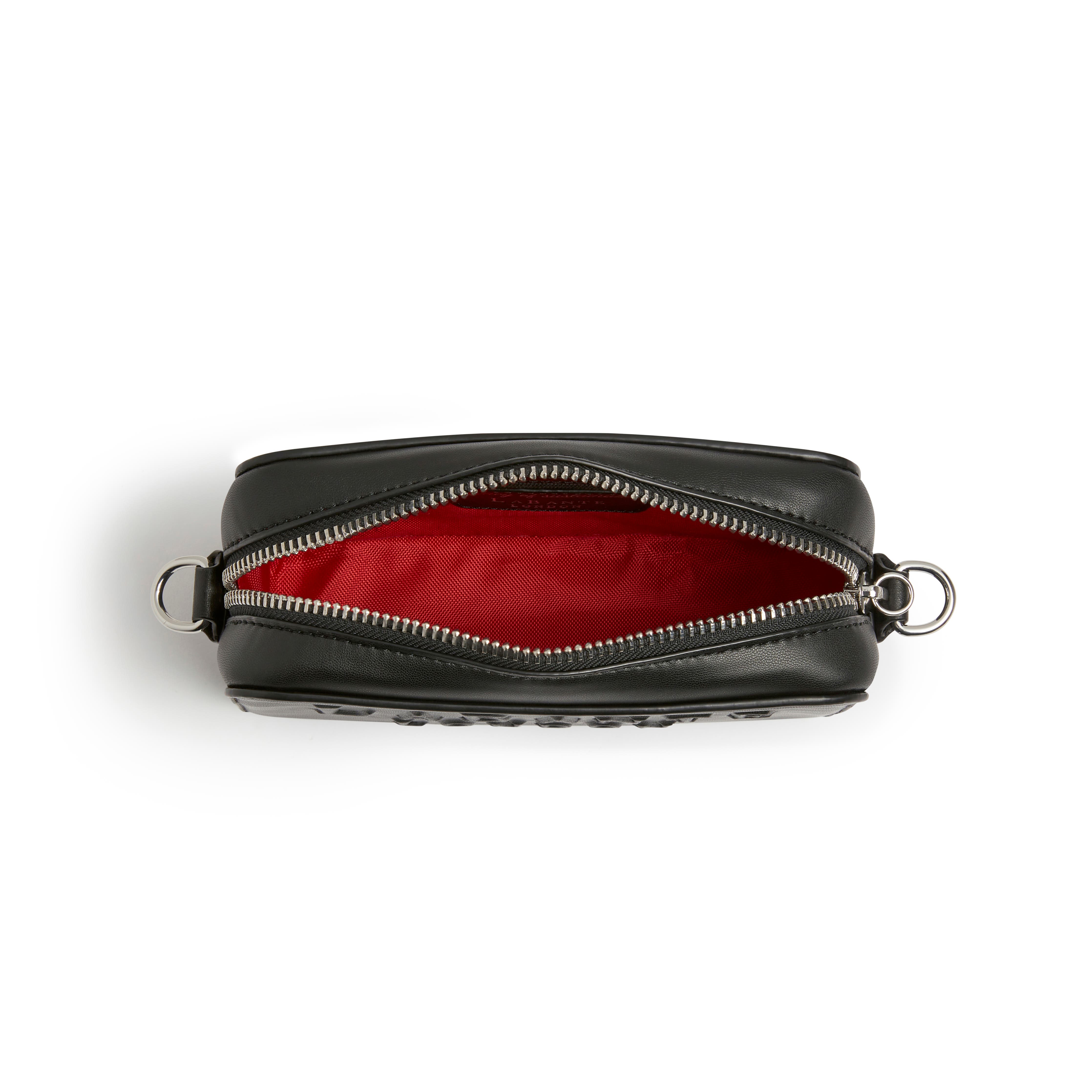 Everest Vegan Camera Crossbody Bag, Alternate, color, Black