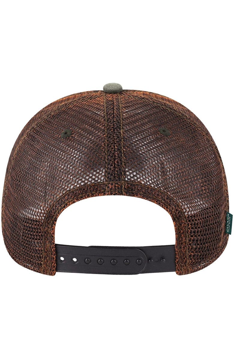 LEGACY ATHLETIC Men's Gray Michigan State Spartans Practice Old Favorite Trucker Snapback Hat, Alternate, color, Gray