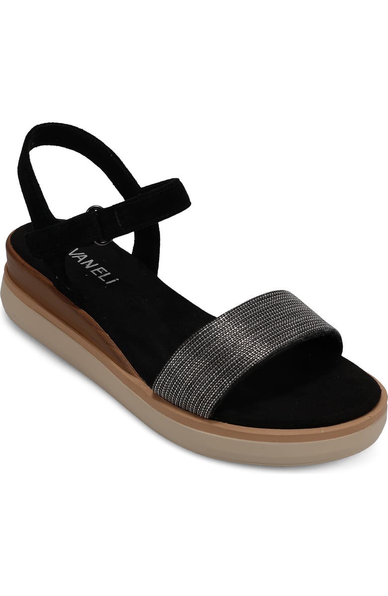 VANELi Huggy Slingback Platform Wedge Sandal, Main, color,